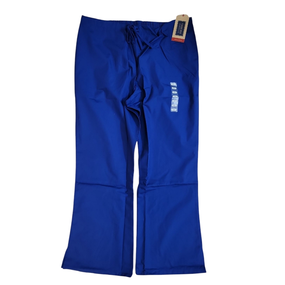 Cherokee NWT Blue Womens Modern Classic Flare Scrub Pants Size XL